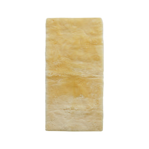 Homeroots 2" X 5" Natural Off White Medical Grade Double Sheepskin Throw Blanket  Sheepskin 388649