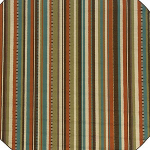 HomeRoots 5' Green Indoor Outdoor Area Rug - Vibrant, Durable, Stain-Resistant Design for Stylish Living Spaces 7'10" Round 388702