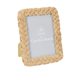 Chelsea House Braided Rattan 8X10 Picture Frame — Handwoven Island-Inspired Texture, Glass Front, Coastal Boho Charm 38873718