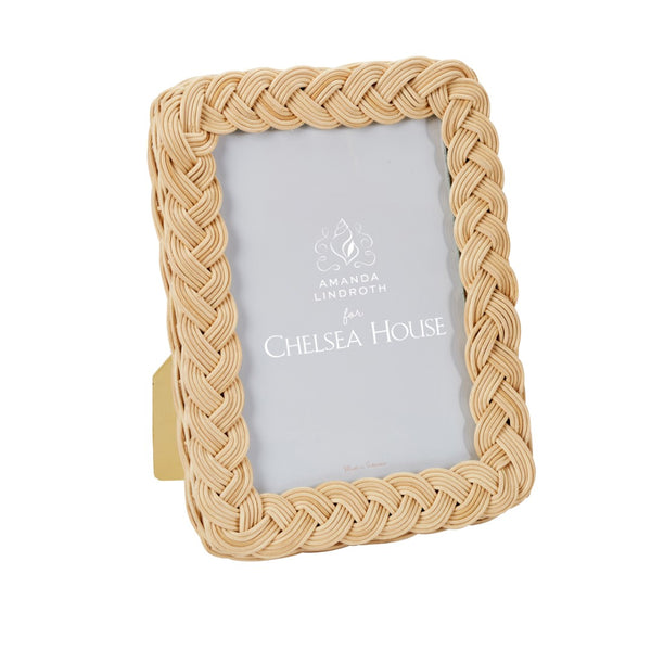 Chelsea House Braided Rattan 8X10 Picture Frame — Handwoven Island-Inspired Texture, Glass Front, Coastal Boho Charm 38873718