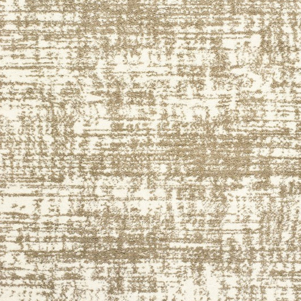 Homeroots 10' X 13' Taupe Dhurrie Area Rug Ivory,Taupe Polyester 388861