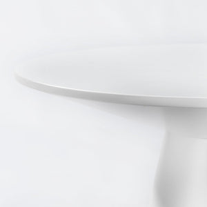 EuroStyle Wesley Lacquered Square Side Table Matte White Engineered Wood for Living Spaces 38886WHT-A