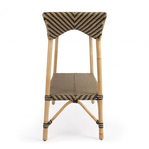 Homeroots Brown And Beige Rattan Bar Cart  Rattan 388949