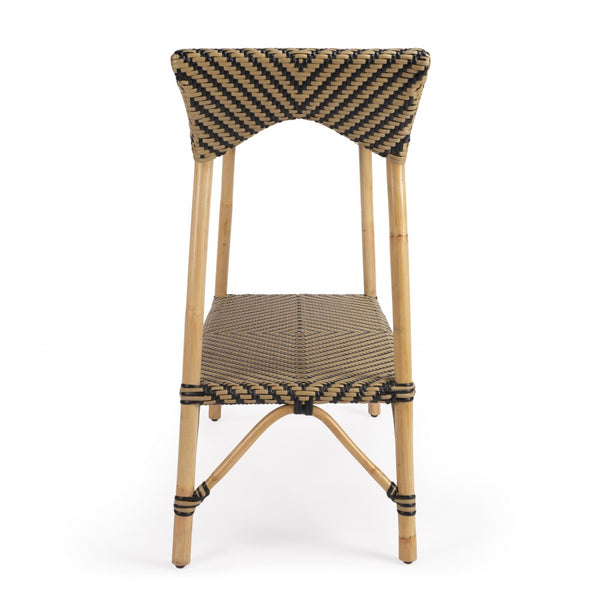 Homeroots Brown And Beige Rattan Bar Cart  Rattan 388949