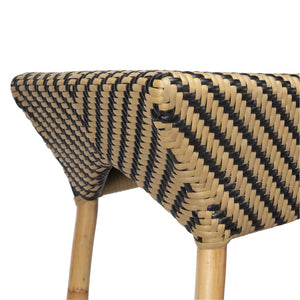 Homeroots Brown And Beige Rattan Bar Cart  Rattan 388949