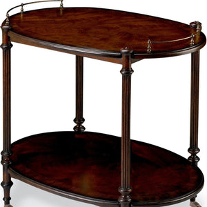 Homeroots Plantation Cherry Tea Server  Wood 388952