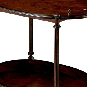 Homeroots Plantation Cherry Tea Server  Wood 388952