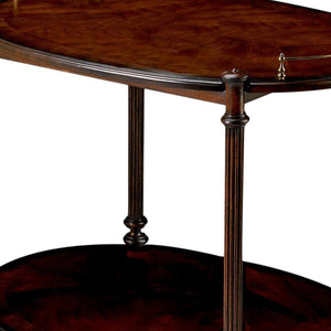 Homeroots Plantation Cherry Tea Server  Wood 388952