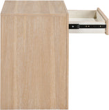 August Oak Night Stand 388Oak-NS Meridian Furniture