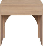 August Oak Night Stand 388Oak-NS Meridian Furniture