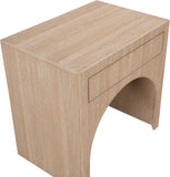 August Oak Night Stand 388Oak-NS Meridian Furniture