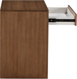 August Walnut Night Stand 388Walnut-NS Meridian Furniture