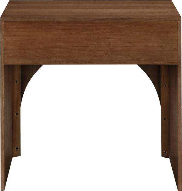 August Walnut Night Stand 388Walnut-NS Meridian Furniture