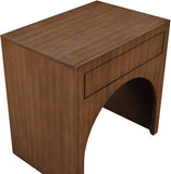 August Walnut Night Stand 388Walnut-NS Meridian Furniture