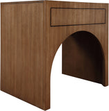 August Walnut Night Stand 388Walnut-NS Meridian Furniture