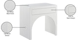 August White Night Stand 388White-NS Meridian Furniture