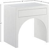 August White Night Stand 388White-NS Meridian Furniture