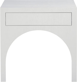 August White Night Stand 388White-NS Meridian Furniture