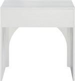 August White Night Stand 388White-NS Meridian Furniture