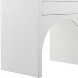 August White Night Stand 388White-NS Meridian Furniture