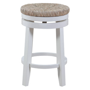 OSP Home Furnishings 26" Swivel Stool  - Set of 2 White