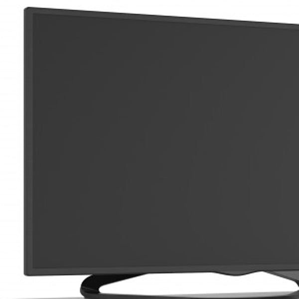 Homeroots Modern White And Natural Asymmetrical Tv Stand  Solid Wood 389032