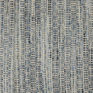 Homeroots 5' X 8' Blue And Gray Area Rug  Cotton Blend 389076