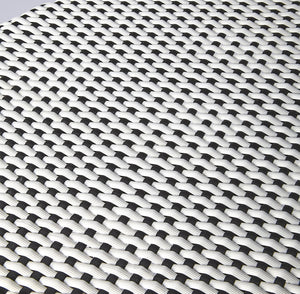 Homeroots 24" Black And White Rattan Backless Counter Height Bar Chair   389091