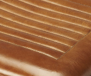 Homeroots 24" Brown And Black Manufactured Wood And Iron Counter Height Bar Chair   389124