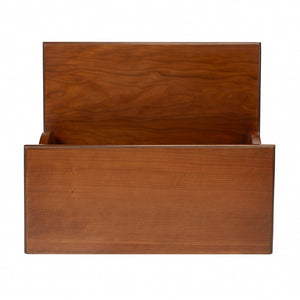 Homeroots 15" Brown Solid And Manufactured Wood Step Stool   389145