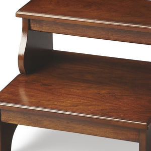 Homeroots 15" Brown Manufactured Wood Backless Bar Chair  Mdf 389146