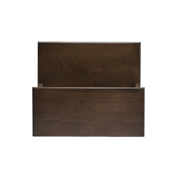 Homeroots 18" Brown Footstool   389149