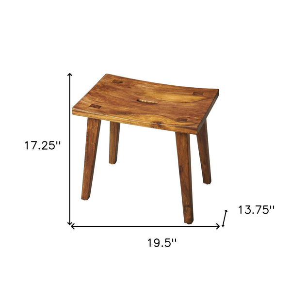 Homeroots 20" Brown Ottoman   389163