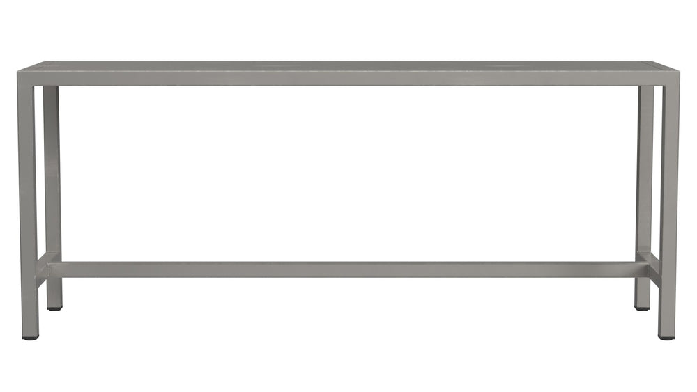 HomeRoots 44" Silver Iron Bench - Stylish Modern Seating for Entryway, Hallway & Laundry Room - Durable & Elegant 389193