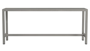 HomeRoots 44" Silver Iron Bench - Stylish Modern Seating for Entryway, Hallway & Laundry Room - Durable & Elegant 389193
