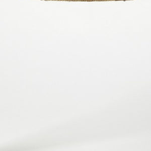 Homeroots 26" White Ottoman   389205