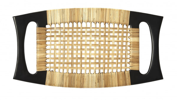 Homeroots 26" Black Ottoman   389206