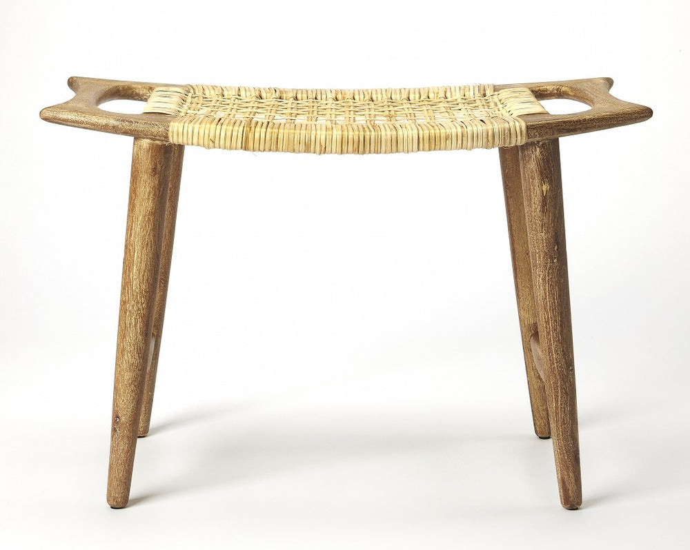 Homeroots 26" Brown Ottoman   389207