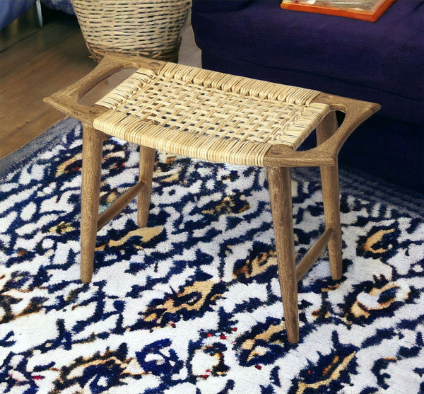 Homeroots 26" Brown Ottoman   389207