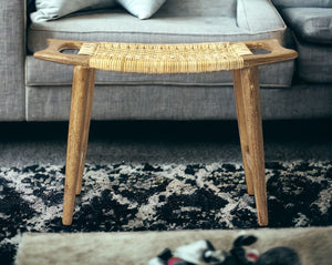 Homeroots 26" Brown Ottoman   389207