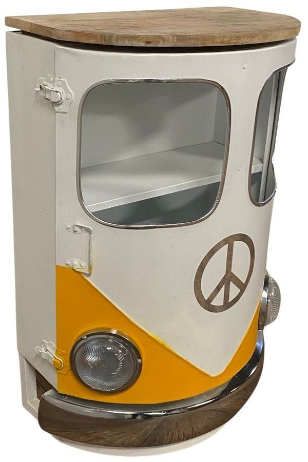 Homeroots 31" White And Wood Brown Solid Wood End Table With Two Shelves   389226