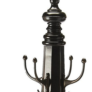 Homeroots Joshua Black Licorice Costumer  Wood 389237