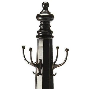 Homeroots Joshua Black Licorice Costumer  Wood 389237