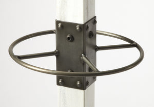 Homeroots Logan Square White Wood Coat Rack Tree  Iron 389252