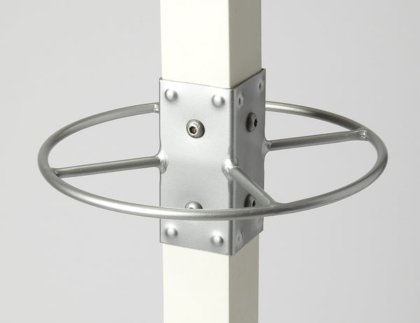Homeroots Logan Square White & Silver Coat Rack Tree  Iron 389254