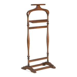 Homeroots Judson Plantation Cherry Valet Stand  Wood 389257