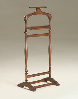 Homeroots Judson Plantation Cherry Valet Stand  Wood 389257