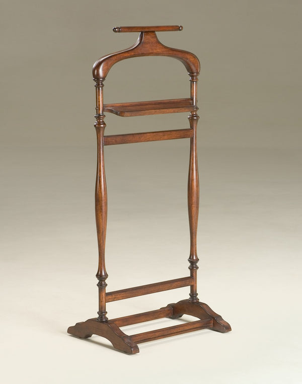 Homeroots Judson Plantation Cherry Valet Stand  Wood 389257