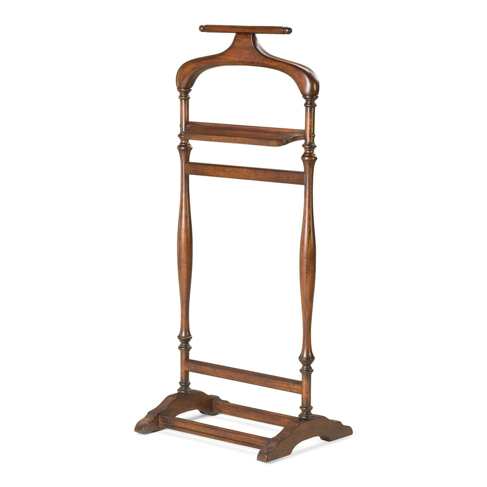 Homeroots Judson Plantation Cherry Valet Stand  Wood 389257