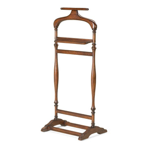 Homeroots Judson Plantation Cherry Valet Stand  Wood 389257
